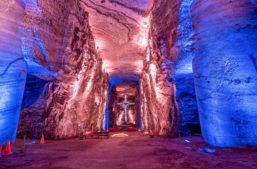 Underground salt cathedral