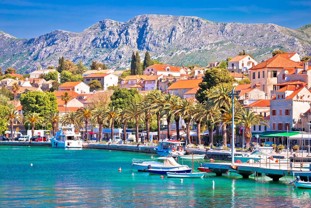 The Harbor of Cavtat, Croatia