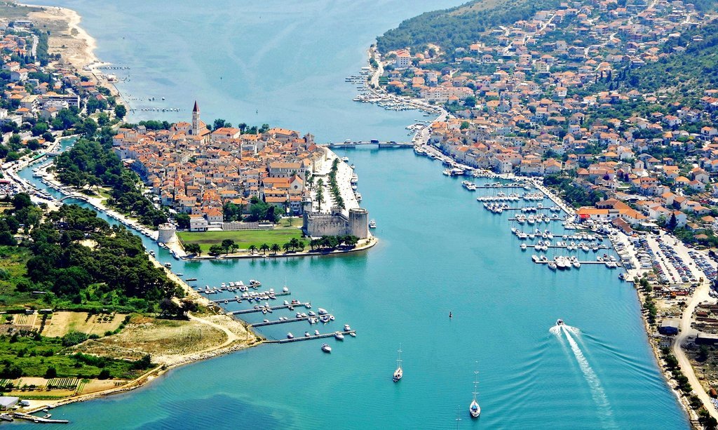 The island-city of Trogir