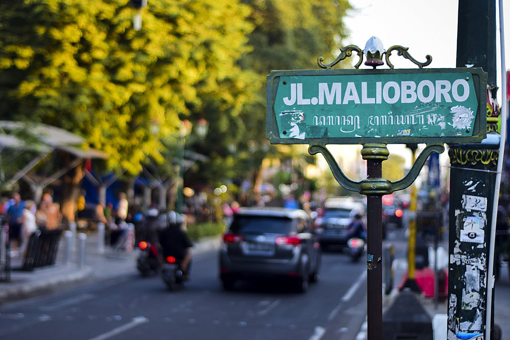 One of the famous street in Yogyakarta