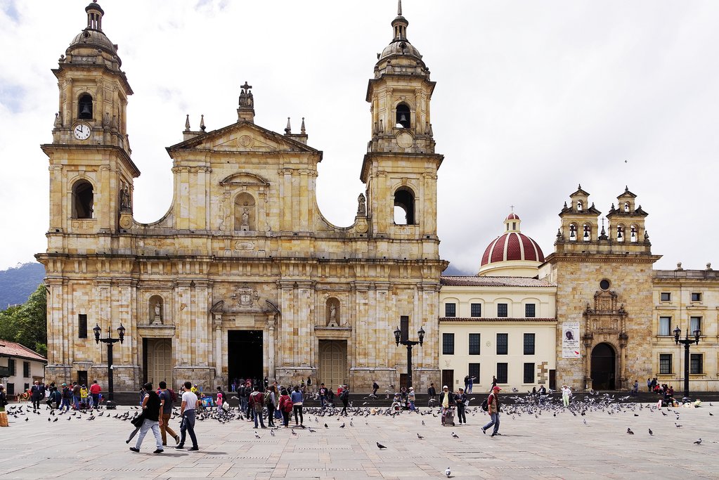 Sightseeing in the historic center of Bogotá