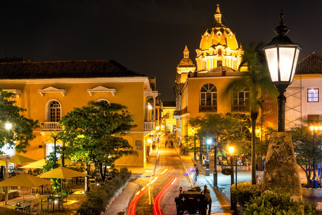 Cartagena at night