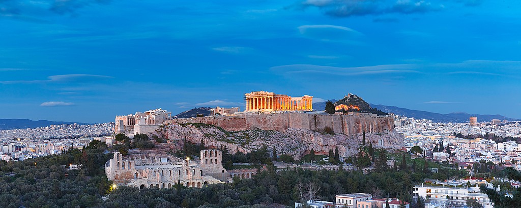 The Parthenon can be spotted all over the city