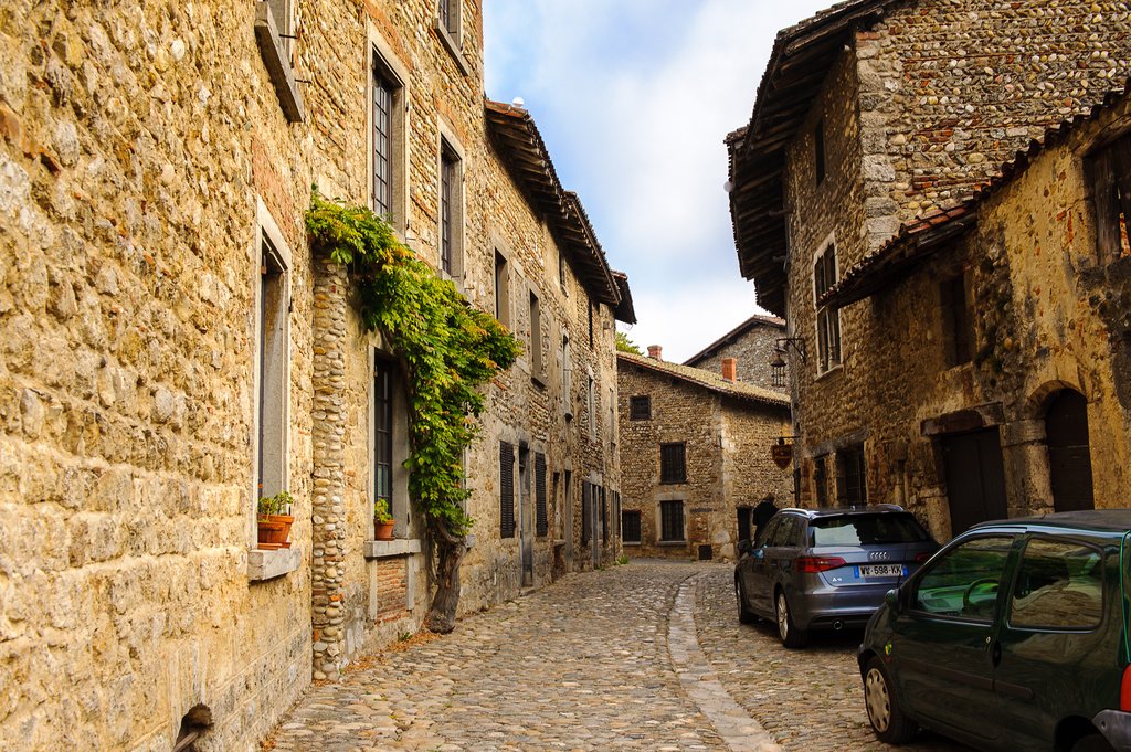 Medieval architecture in Pérouges