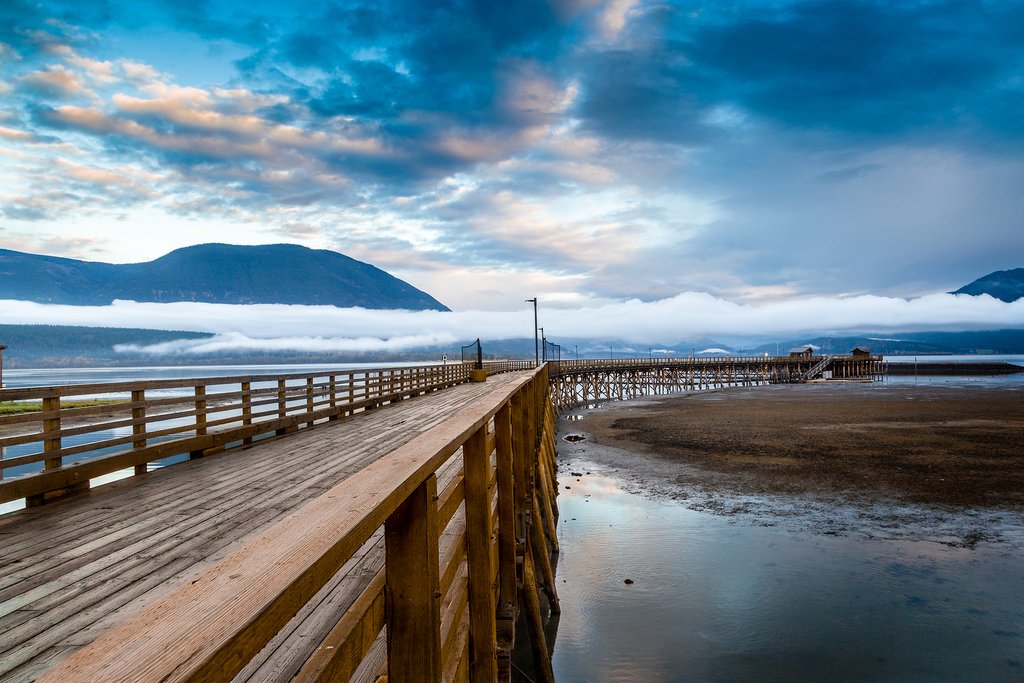 North America's longest wooden wharf, the Salmon Arm Wharf