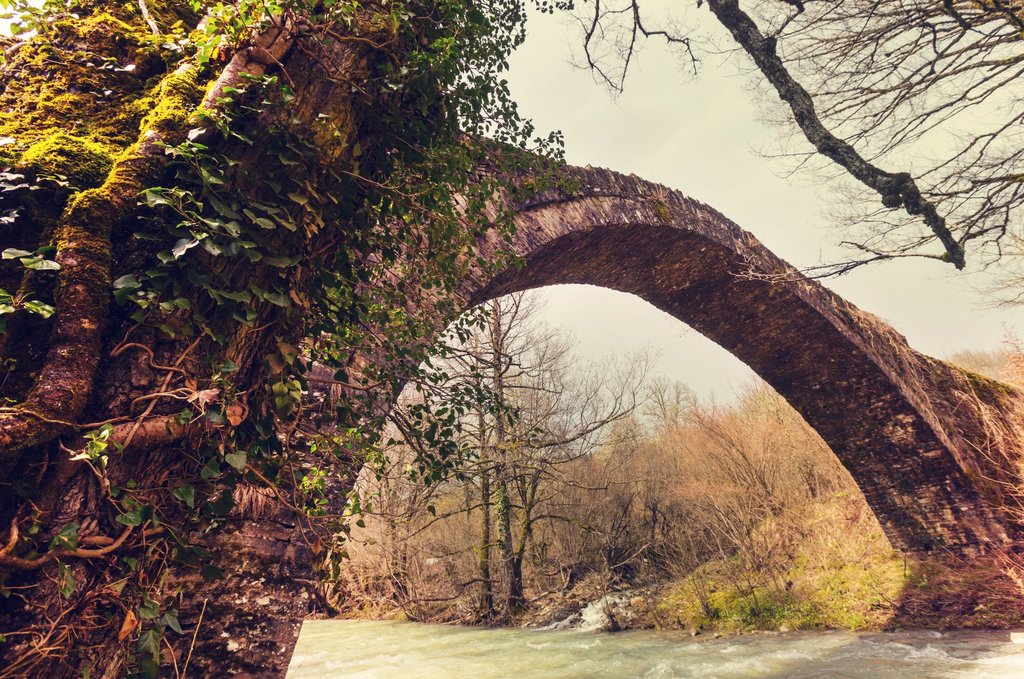 Stone river bridge
