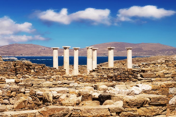 Temple of Dionysus in Delos