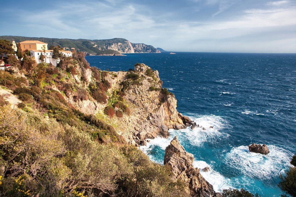 Clifftop views from Paleokastritsa