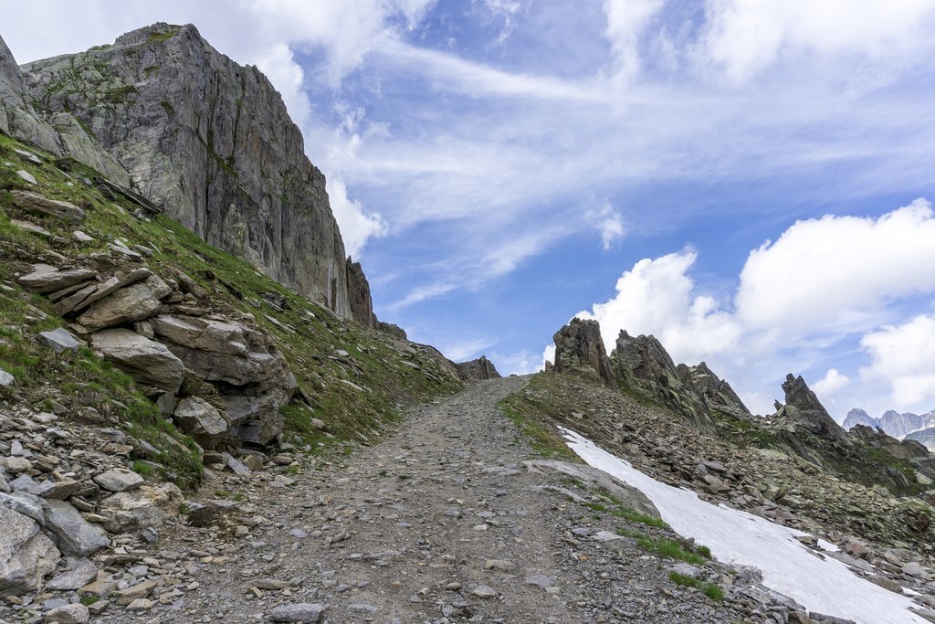 On the trail near Le Brevent