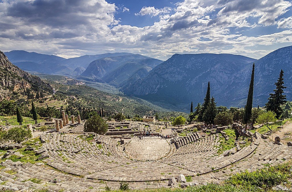 The amphitheater at Delphi