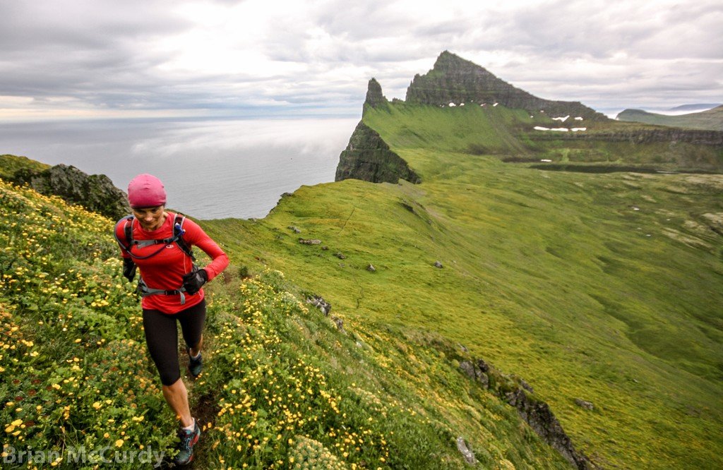 Hike along the cliffs at Hornstrandir