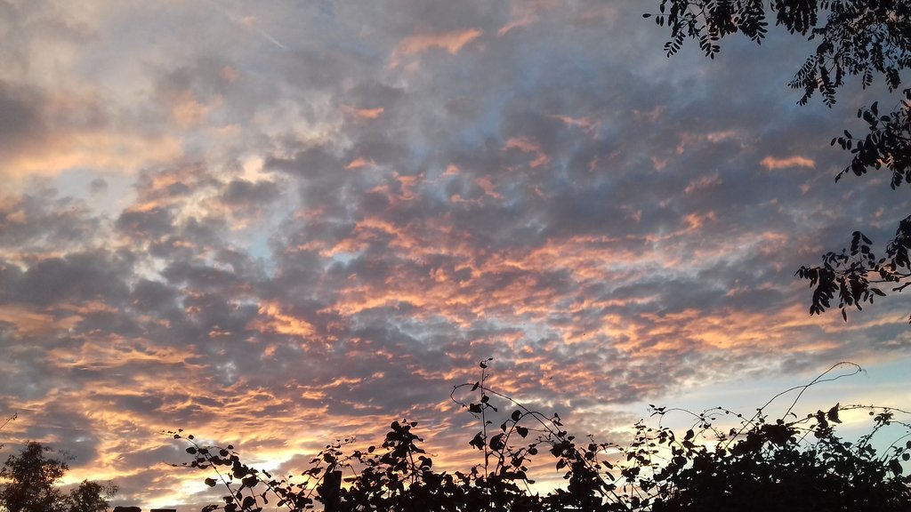 Sunset at a local agriturismo in Asciano.