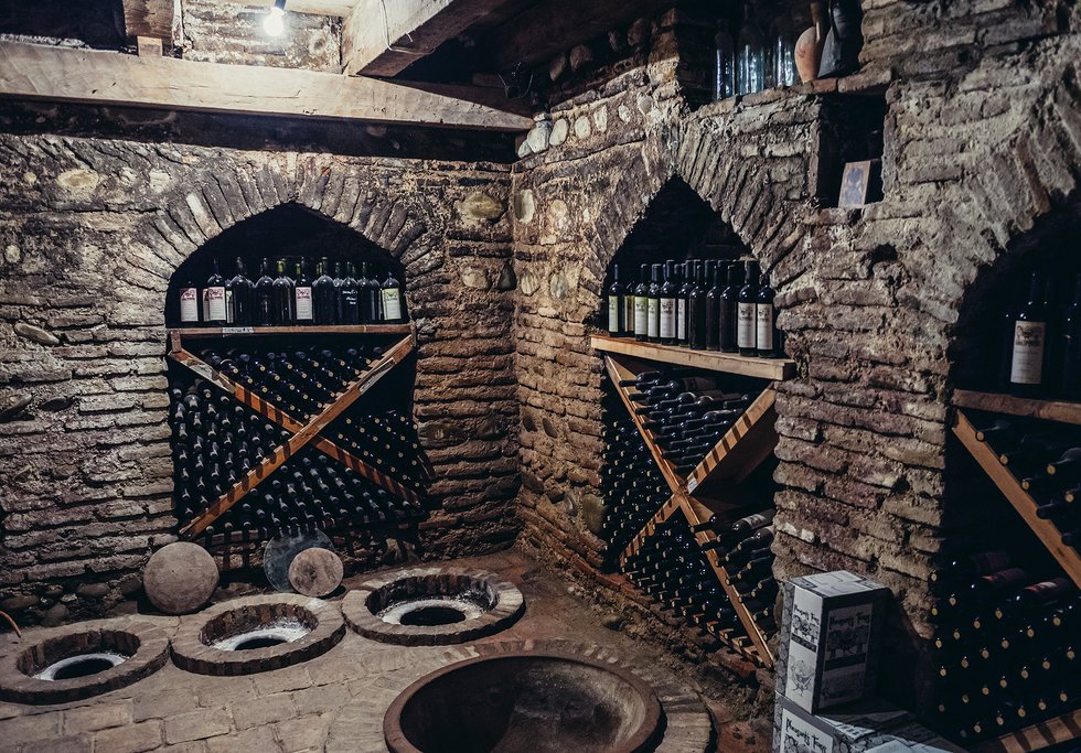 Wine Cellar in Kakheti Region, Georgia