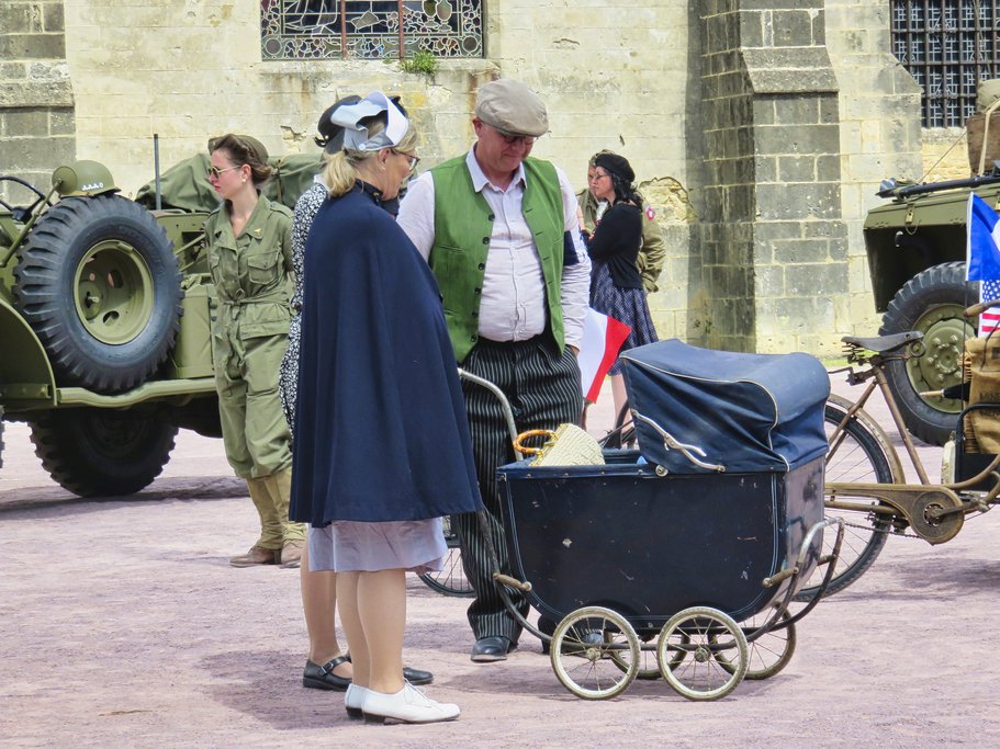 Celebration of 75 year anniversary of D-Day in Sainte Mere