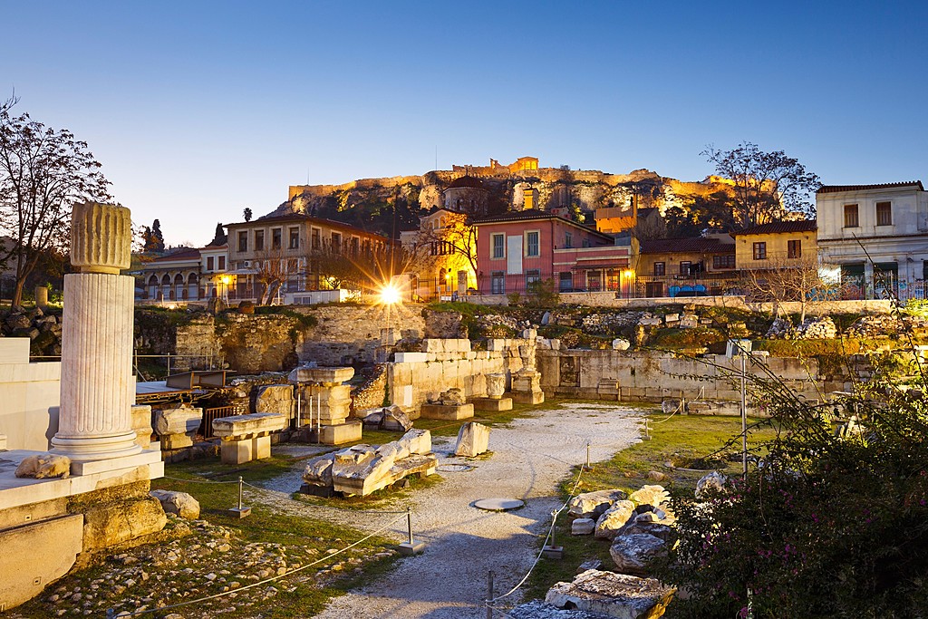 Athens at Dusk