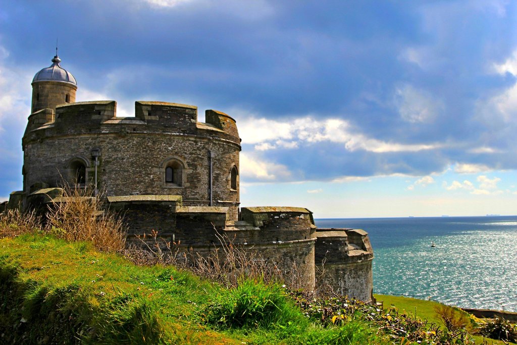 Falmouth's beautiful 16th-century Pendennis Castle.