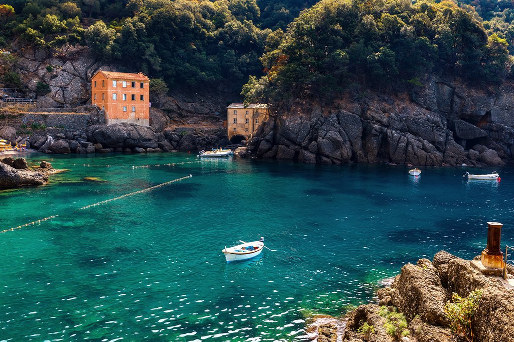 Small bay in San Fruttuoso