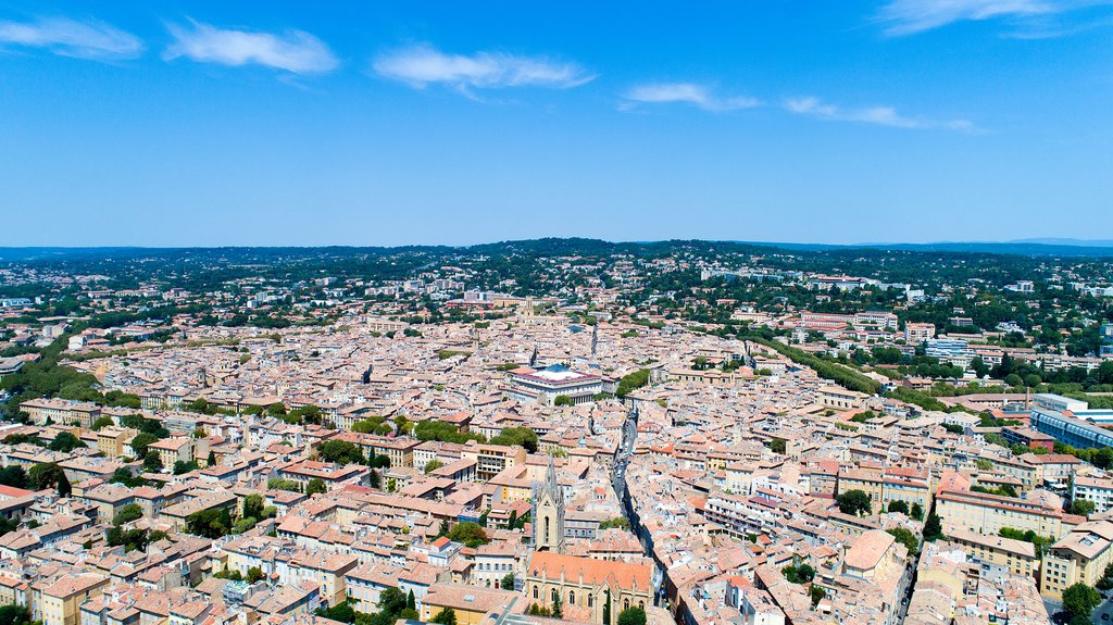 Your destination: the city of Aix-en-Provence