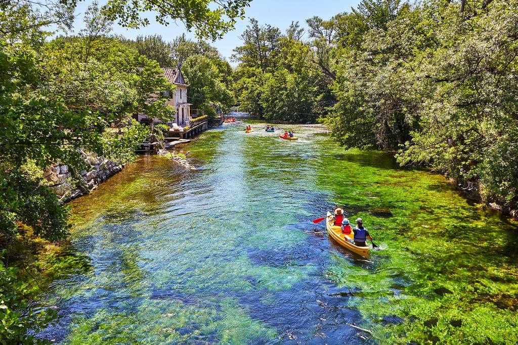 Kayaking on the Sorgue