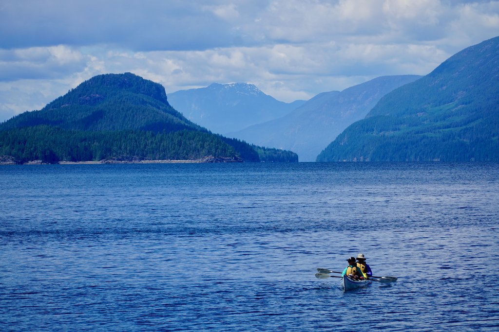 Sea kayaking in Desolation Sound