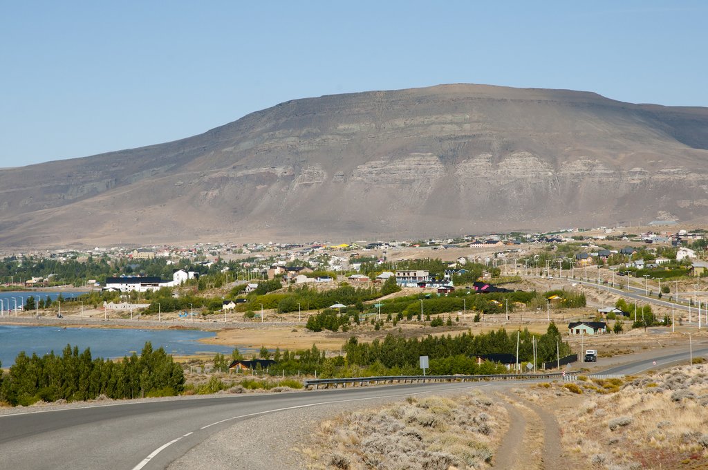 The city of El Calafate, in Argentine Patagonia