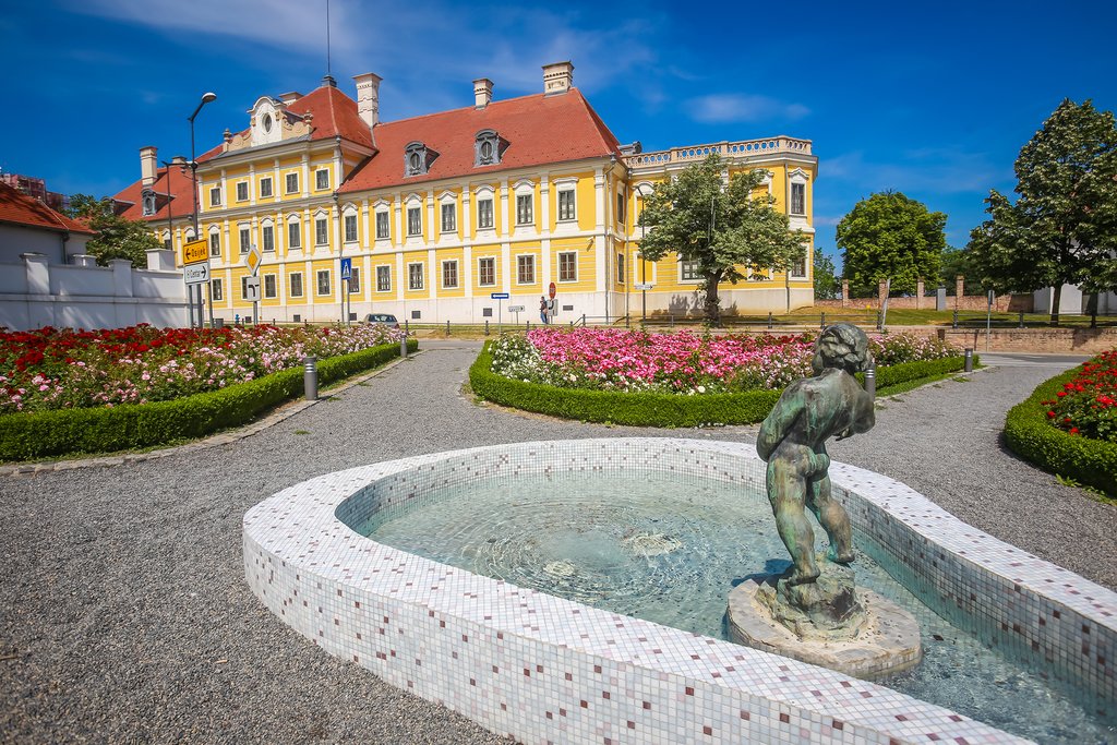 Vukovar's city museum is housed in the Eltz Castle