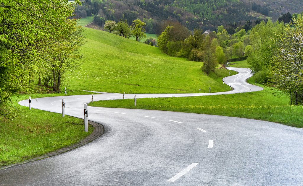 A country road in the Loire Valley