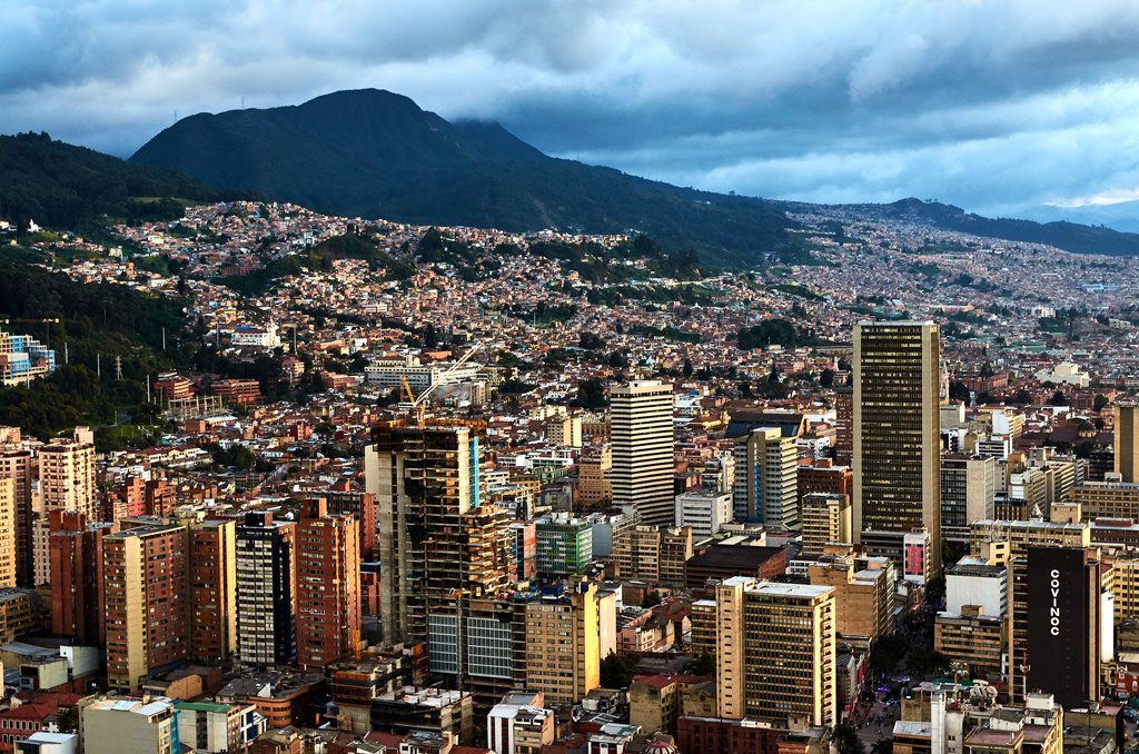 Bogotá is a mega-city where modern towers mingle with historic old neighborhoods.  