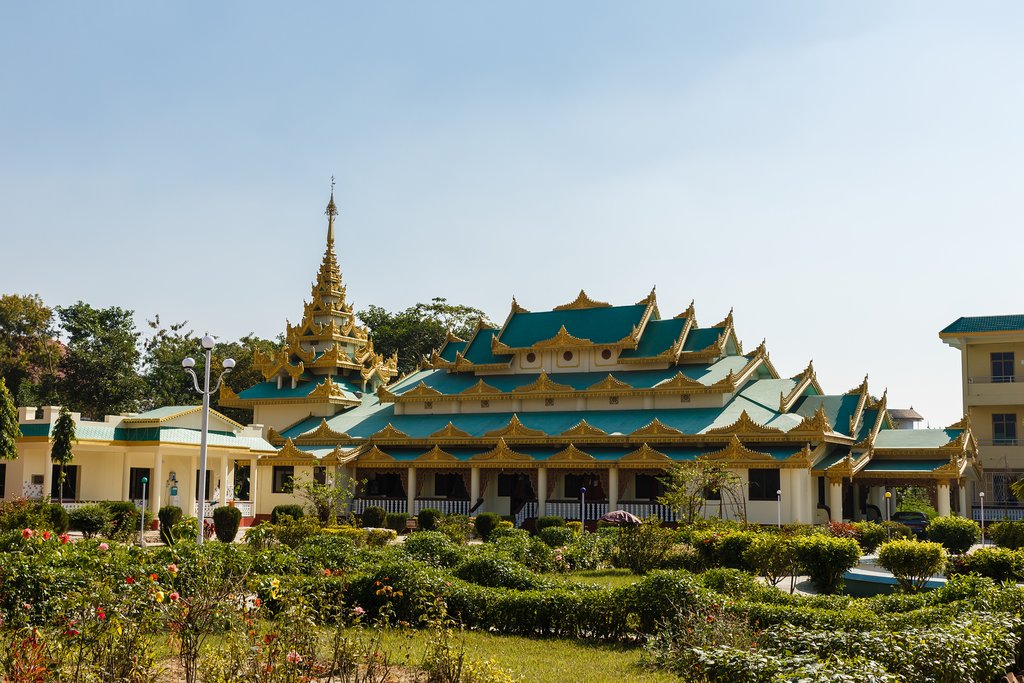 The Myanmar Golden Temple in Lumbini