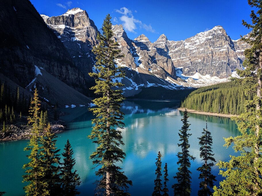 The postcard-perfect Lake Louise in Banff National Park