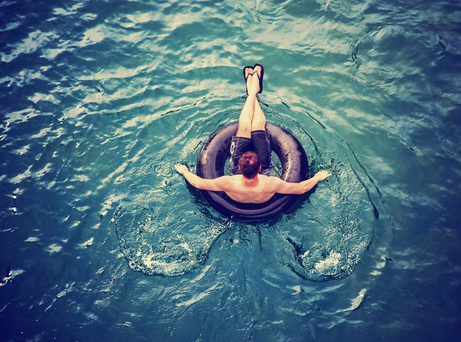 Take a relaxing float down the river