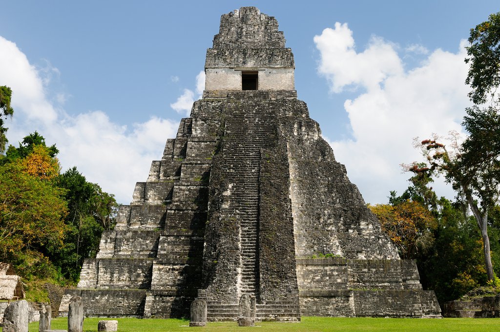 Mayan ruins at Tikal