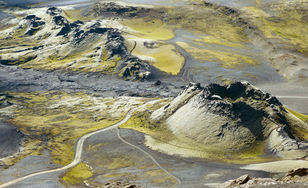 Laki Crater near the Jökuldalir valley