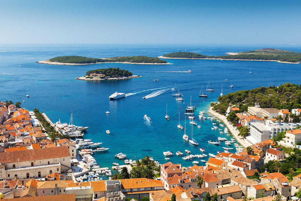 View of the Pakleni islands