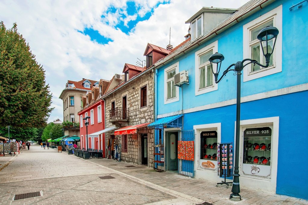 Shopping street in the Royal Capital of Cetinje