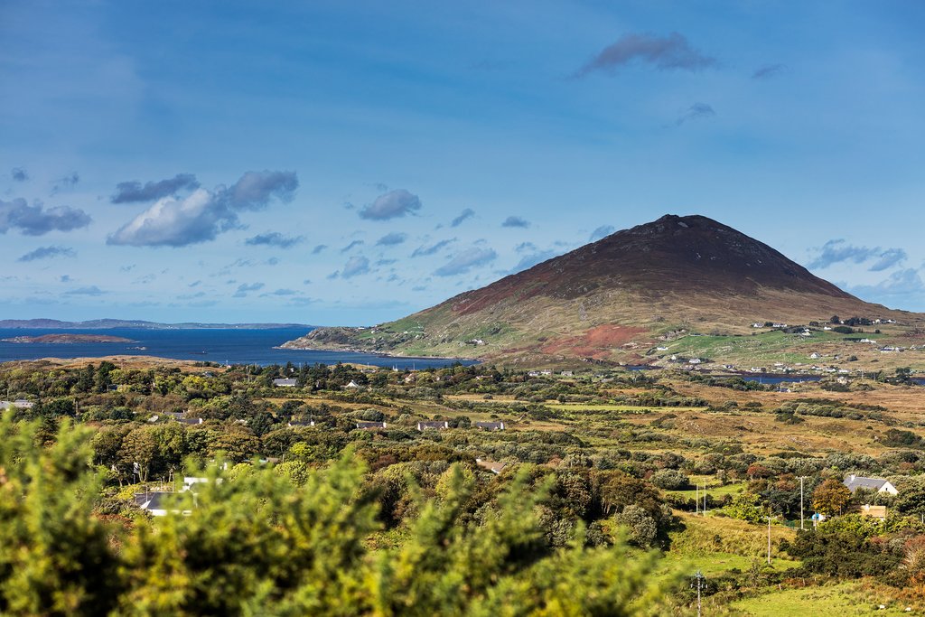 Sweeping views from Diamond Hill, Connemara.