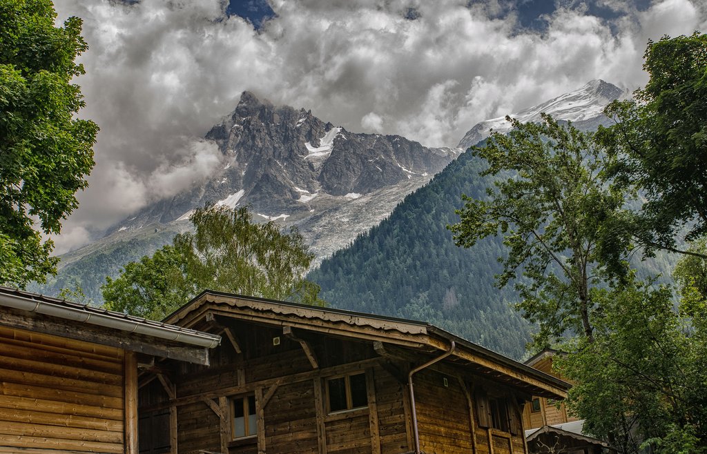 Bosson Glacier above Chamonix