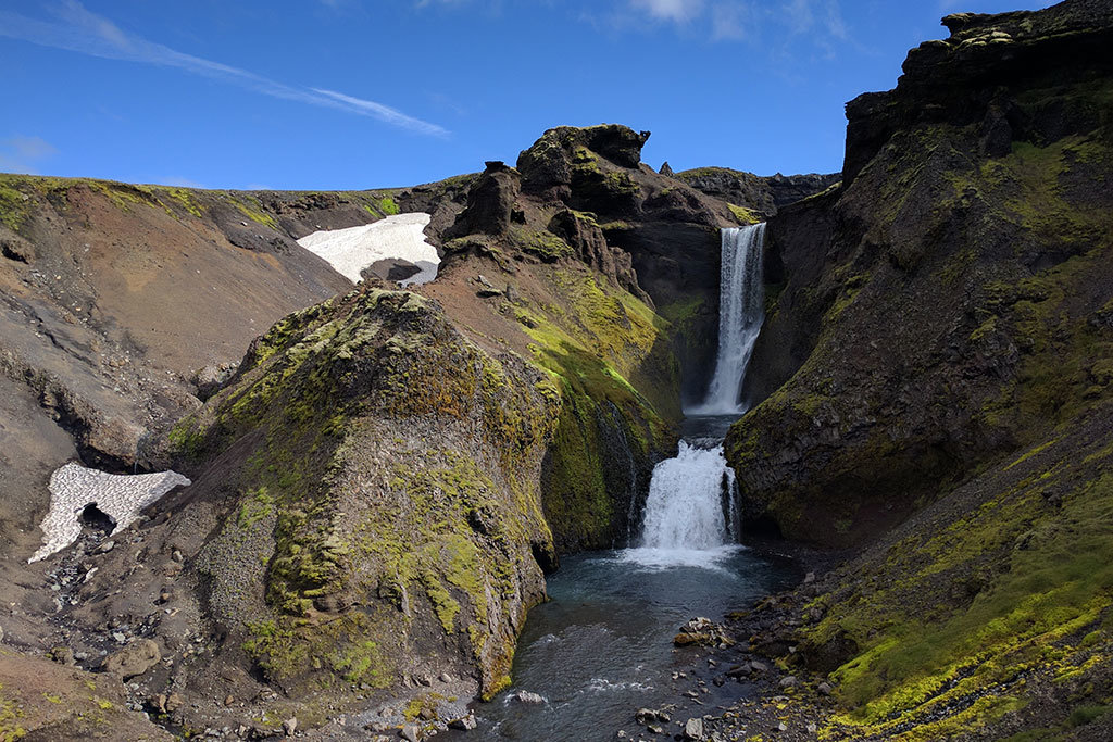 Large waterfall