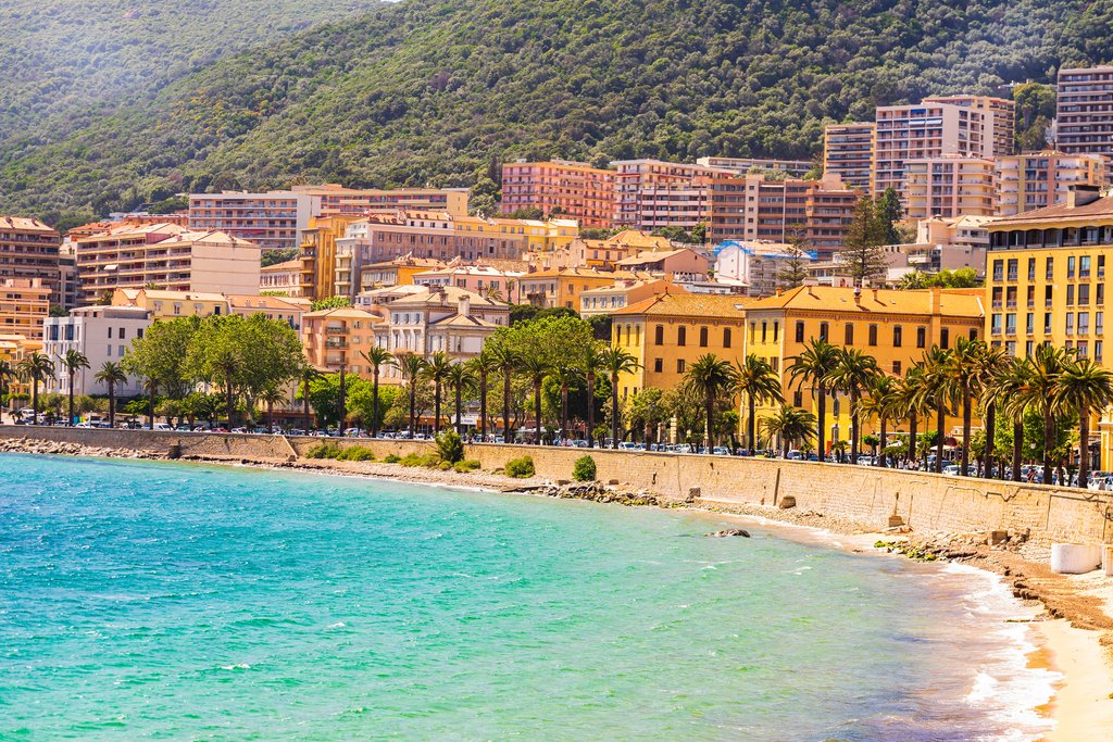 Public Beach in Ajaccio
