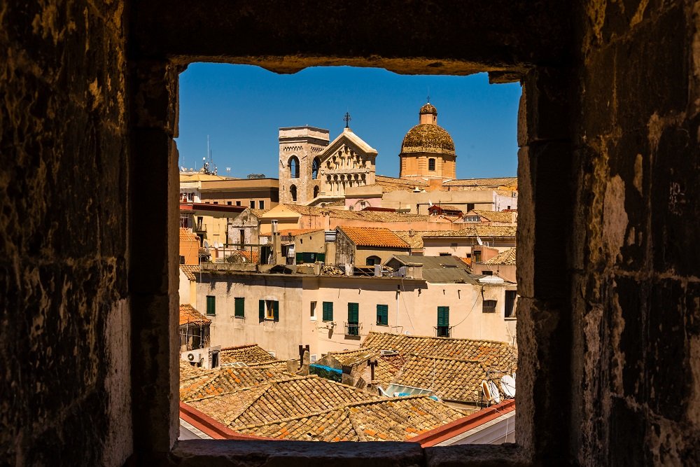 A view of Cagliari's historic center