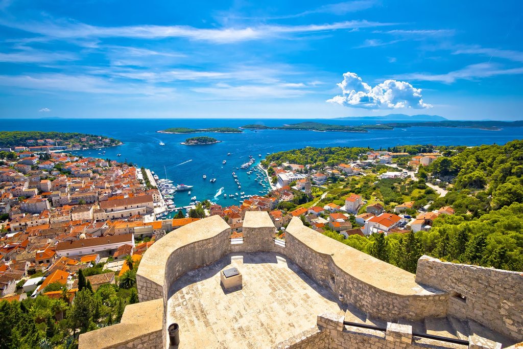 Hvar and the Pakleni Islands in the distance