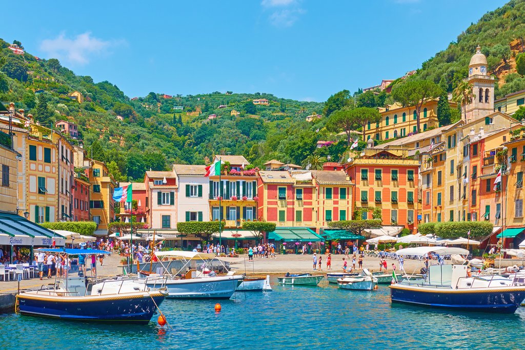 Portofino's Colorful Harbor