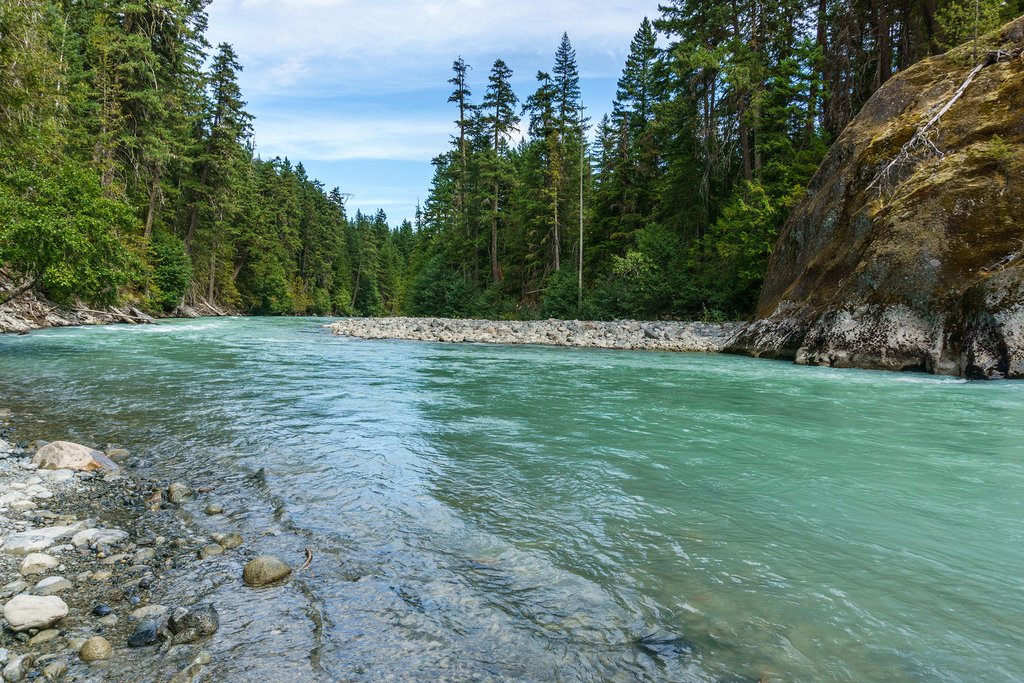Green River in Nairn Provincial Park