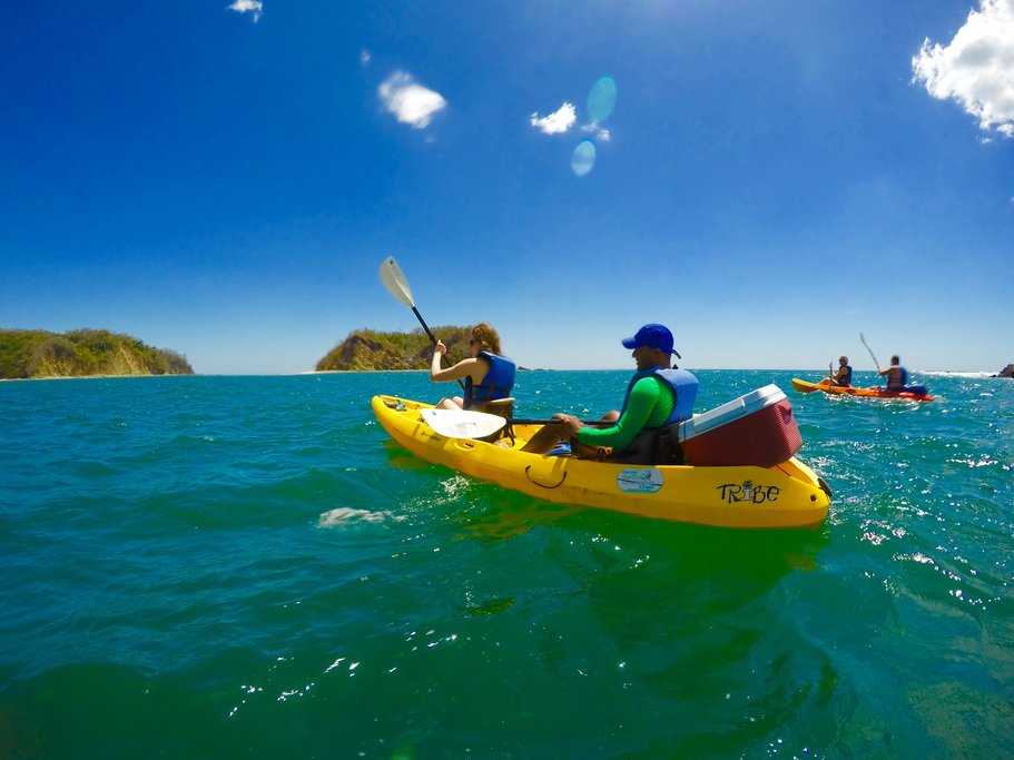 Kayaking at Isla Chora