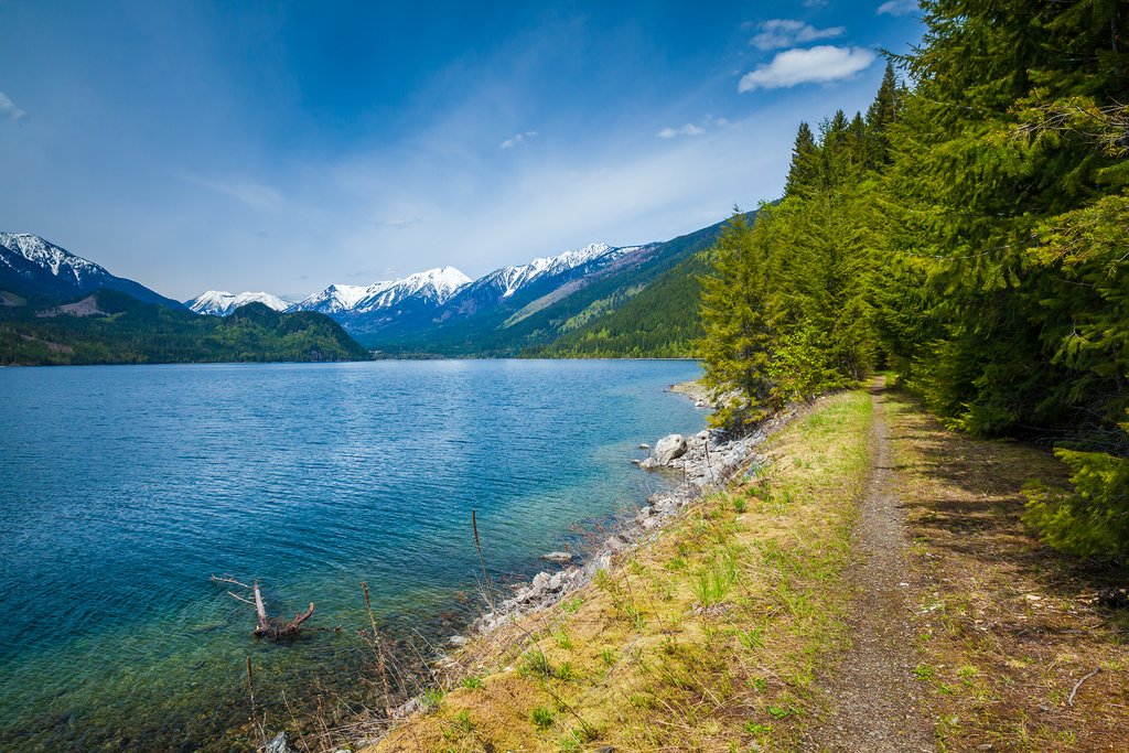 Slocan Lake near the town of New Denver