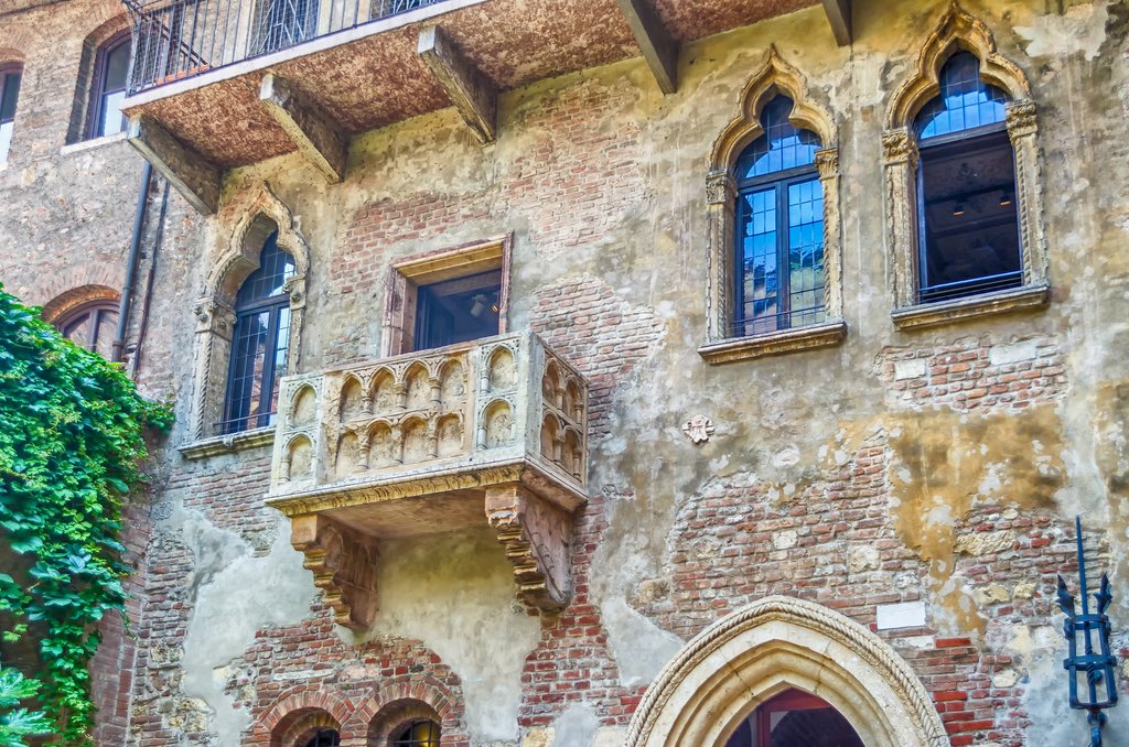 The famous Juliet balcony