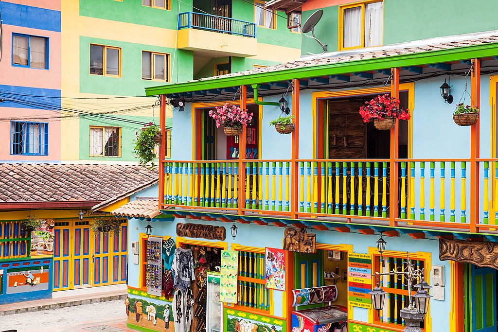 The bright colors of Guatapé, Colombia