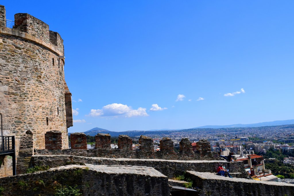 A city view from the castle