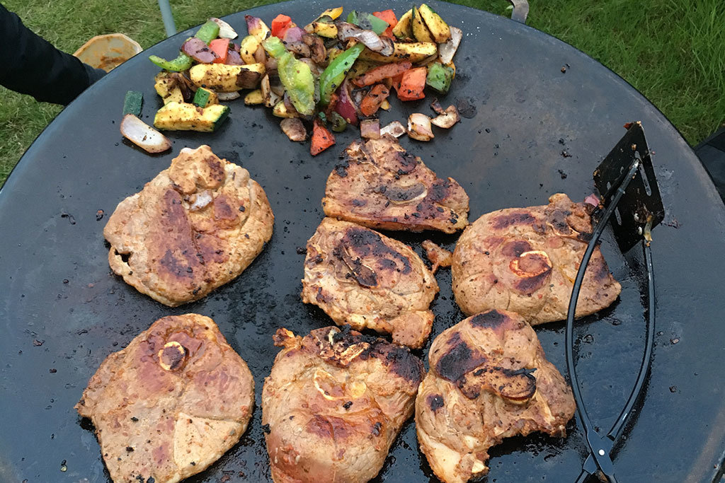 Camp dinner