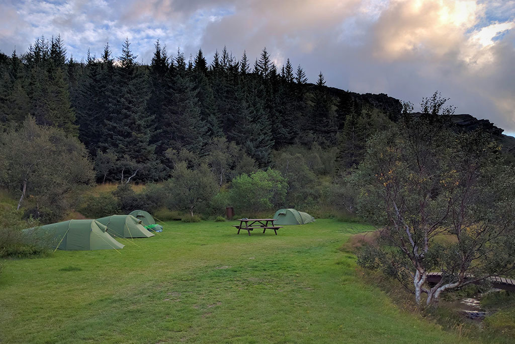 Campgrounds at Thórsmörk